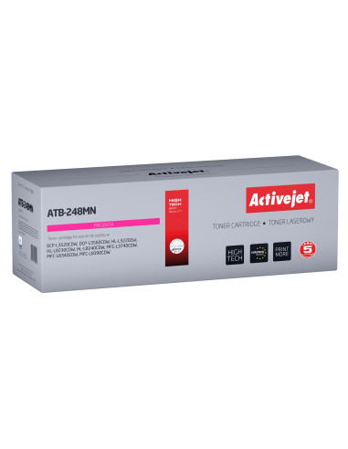 Activejet Atb-248Mn Toner (Zamiennik Brother Tn248M  Supreme  1000 Stron  Czerwony)