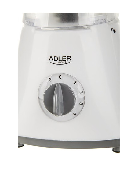 Adler Ad 4057 Blender Immersyjny Szary, Przezroczysty, Biały 450 W