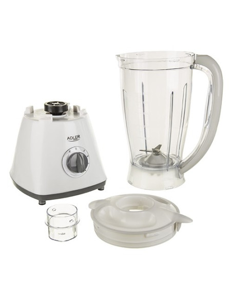 Adler Ad 4057 Blender Immersyjny Szary, Przezroczysty, Biały 450 W