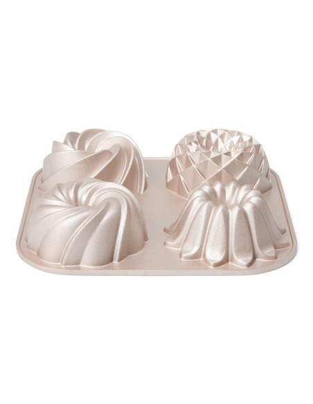 Patisse Premium Aluminiowa Forma Na 4 Mini Babki