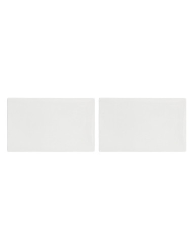 La Porcellana Bianca Essenziale Gourmet Zestaw 2 Tac Do Serwowania 35 X 23 Cm