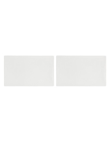 La Porcellana Bianca Essenziale Gourmet Zestaw 2 Tac Do Serwowania 35 X 23 Cm