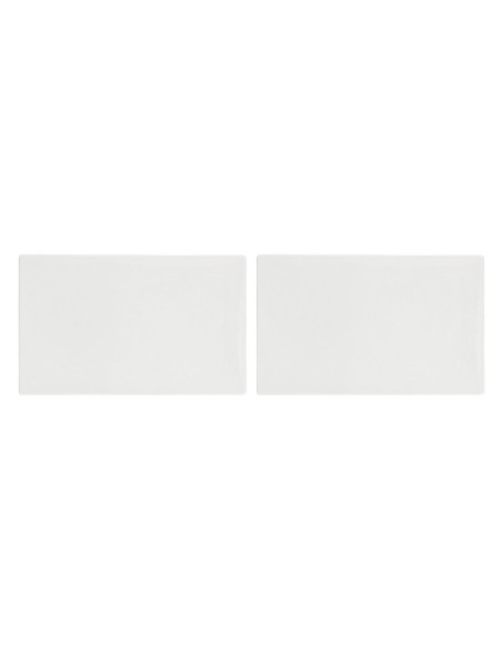La Porcellana Bianca Essenziale Gourmet Zestaw 2 Tac Do Serwowania 35 X 23 Cm