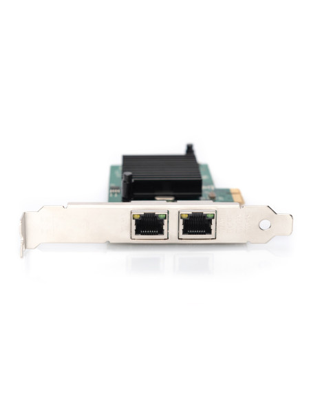 Digitus Karta Sieciowa Pcie Przewodowa 2X Rj45 Gigabit 10/100/1000Mbps Low Profile Dn-10132