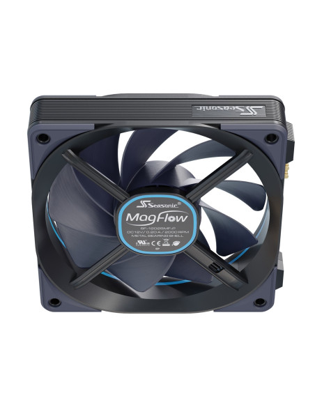 Seasonic Magflow 1-Fan Kit Obudowa Komputera Wentylator 12 Cm Czarny 1 Szt.