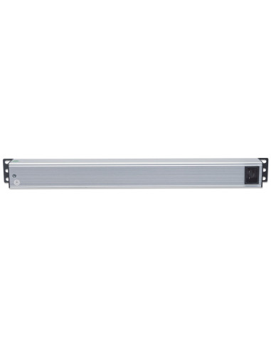 Intellinet 163613 Rozdzielacz Zasilania Pdu 8 X Gniazdo Sieciowe 1U Czarny, Srebrny