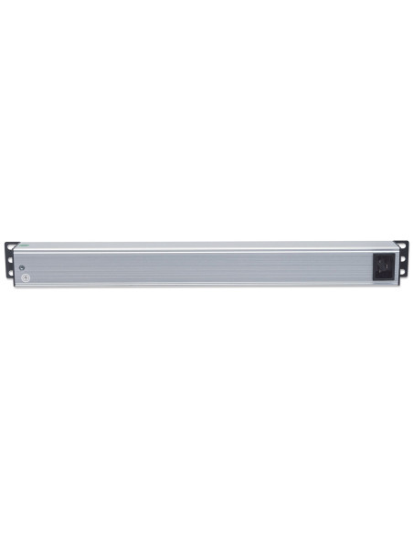 Intellinet 163613 Rozdzielacz Zasilania Pdu 8 X Gniazdo Sieciowe 1U Czarny, Srebrny