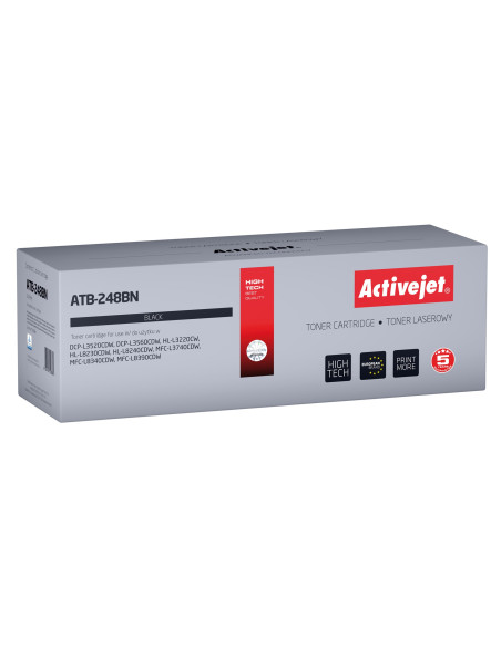 Activejet Atb-248Bn Toner (Zamiennik Brother Tn248Bk  Supreme  1000 Stron  Czarny)