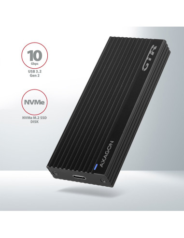 Axagon Em2-Gtr Obudowa Ssd Czarny M.2