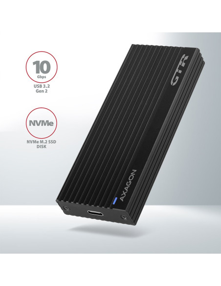 Axagon Em2-Gtr Obudowa Ssd Czarny M.2