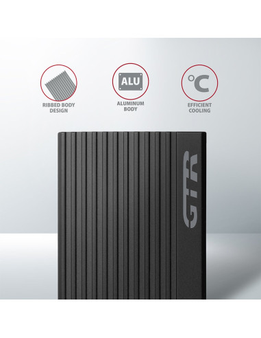 Axagon Em2-Gtr Obudowa Ssd Czarny M.2