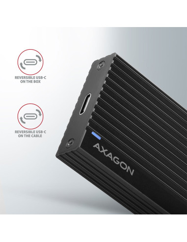 Axagon Em2-Gtr Obudowa Ssd Czarny M.2