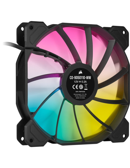 Corsair Sp140 Rgb Elite Obudowa Komputera Wentylator 14 Cm Czarny 1 Szt.