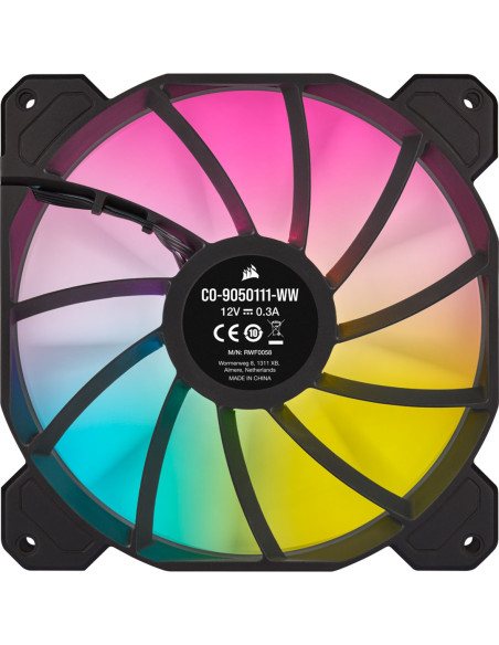 Corsair Sp140 Rgb Elite Obudowa Komputera Wentylator 14 Cm Czarny 1 Szt.