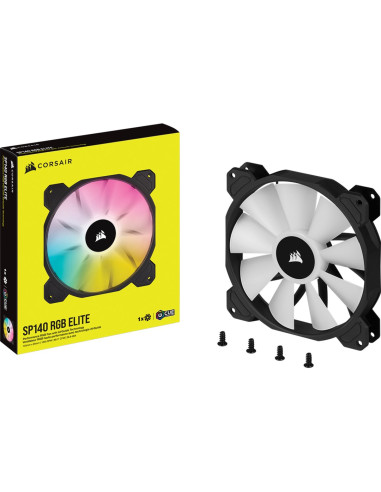 Corsair Sp140 Rgb Elite Obudowa Komputera Wentylator 14 Cm Czarny 1 Szt.
