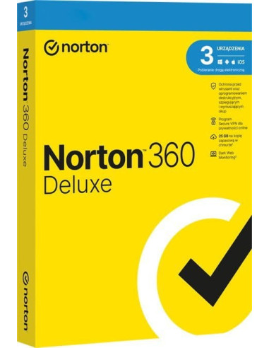 Norton 360 Deluxe 3D/24M Esd