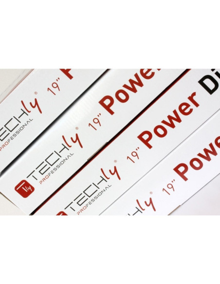Techly Listwa Zasilająca Rack 1U 12X Gniazdo C13 Wtyk C20 Do Ups I-Case Strip-12C