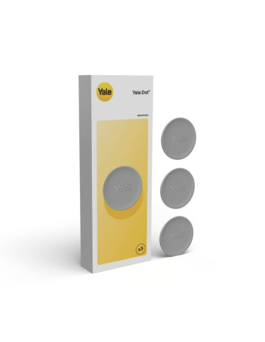 Yale Dot 3-Pack  (Silver) Nfc Tag