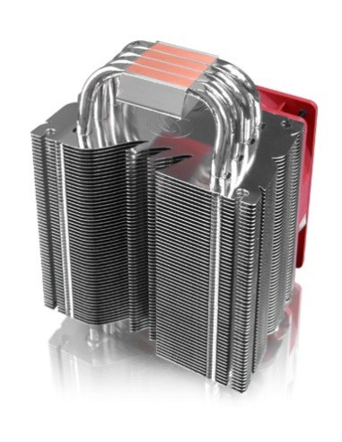 Raijintek Themis Evo Procesor Chlodnica/Wentylator 12 Cm Metaliczny, Czerwony, Biały