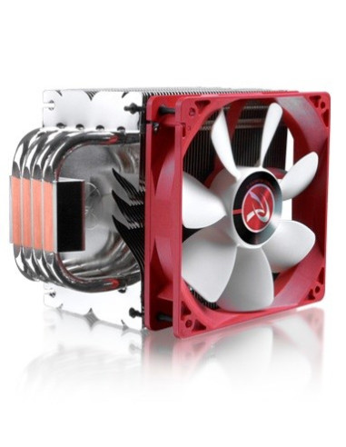 Raijintek Themis Evo Procesor Chlodnica/Wentylator 12 Cm Metaliczny, Czerwony, Biały