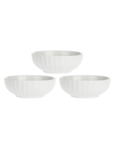 La Porcellana Bianca Pieve Zestaw 3 Misek Do Sałatek 17 Cm