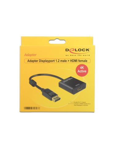 Delock Adapter Displayport 1.2 Męski