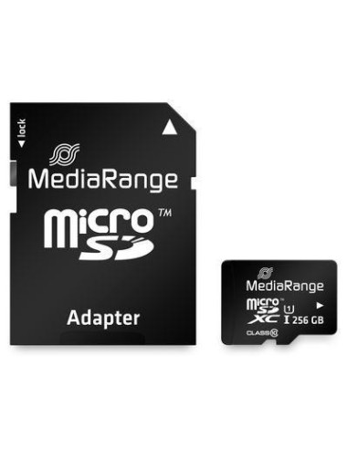 Mediarange Mr946 Pamięć Flash 256 Gb Microsdxc Uhs-I Klasa 10