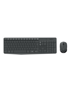 Mk235 Wireless Keyboard / Mouse/Combo Grey-Deu-2.4Ghz-Central