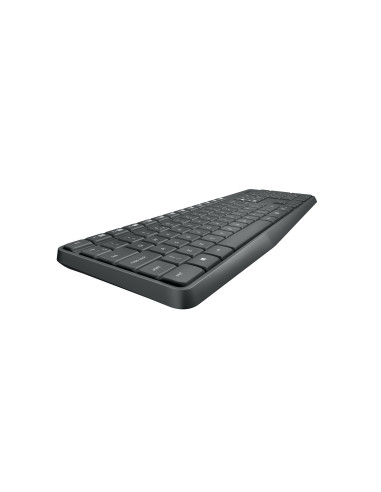 Mk235 Wireless Keyboard / Mouse/Combo Grey-Deu-2.4Ghz-Central