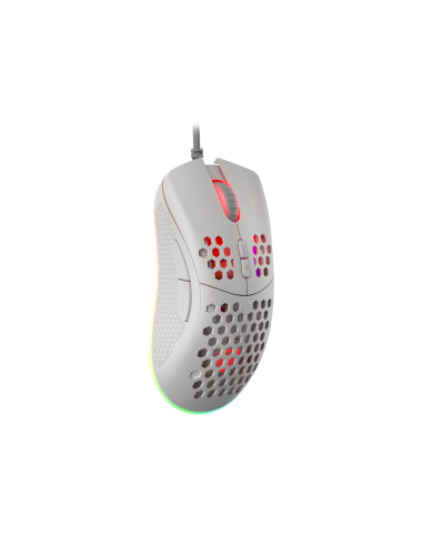 Mysz Dla Graczy Genesis Krypton 555 8000 Dpi Rgb Biała Gamingowa Programowalna