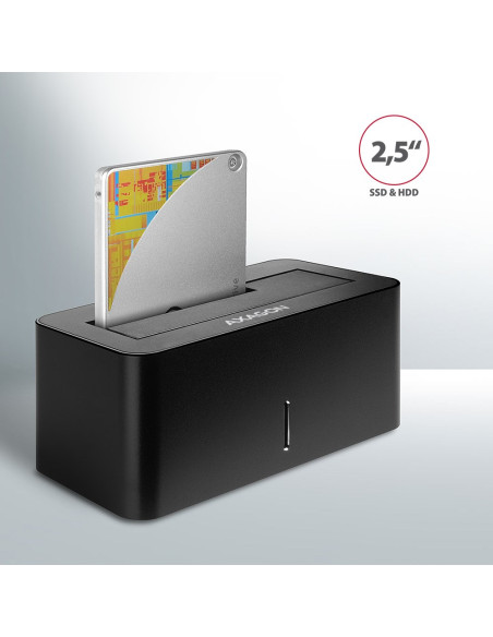 Axagon Adsa-Sn Stacja Dokująca Do Dysków Twardych Usb 3.2 Gen 1 (3.1 Gen 1) Type-A Czarny