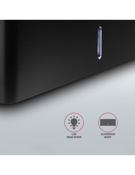 Axagon Adsa-Sn Stacja Dokująca Do Dysków Twardych Usb 3.2 Gen 1 (3.1 Gen 1) Type-A Czarny