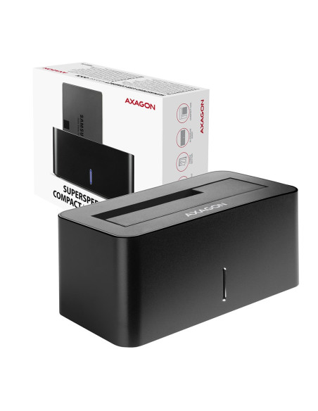 Axagon Adsa-Sn Stacja Dokująca Do Dysków Twardych Usb 3.2 Gen 1 (3.1 Gen 1) Type-A Czarny