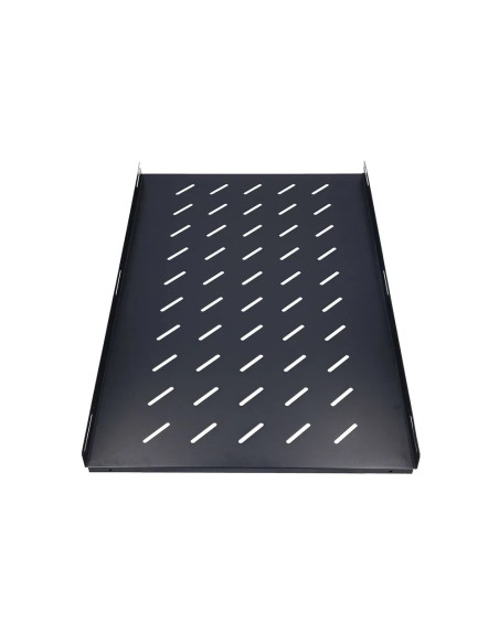 Extralink 1U 750Mm Czarna | Półka | 19", 752 X 472Mm, Mocowana Punktowo, Do Szaf O Głębokości 1000Mm