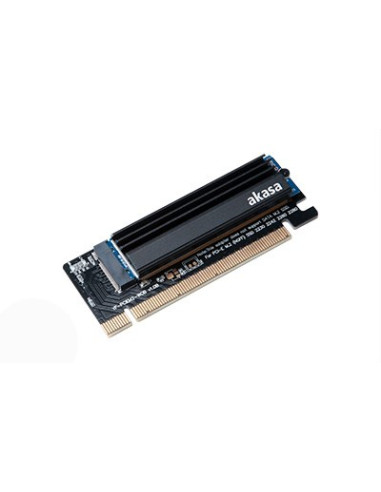 Adapter Akasa M.2 Pcie Z Chłodzeniem - Czarny