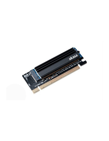 Adapter Akasa M.2 Pcie Z Chłodzeniem - Czarny
