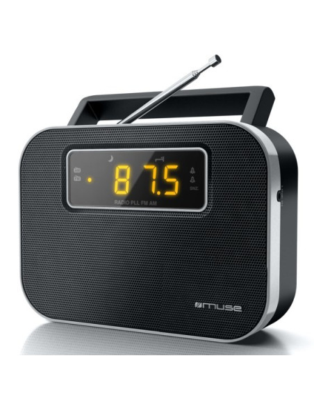Przenośne Radio Muse M-081R, Czarny