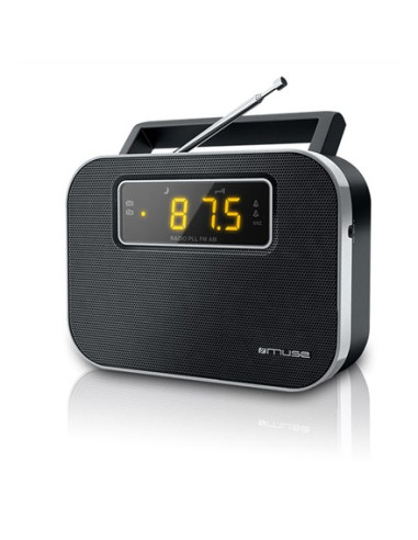 Przenośne Radio Muse M-081R, Czarny