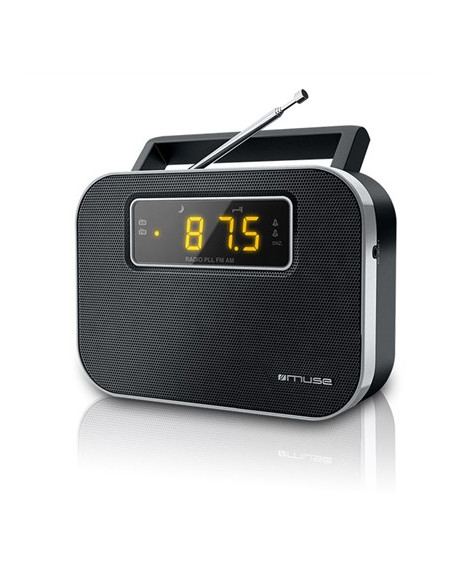 Przenośne Radio Muse M-081R, Czarny