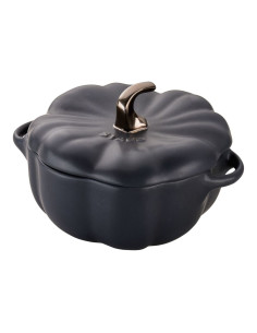 Mini Garnek Zwilling Staub 40508-549-0 Mini Cocotte Pumpkin Okrągły Dynia - Czarny 700Ml