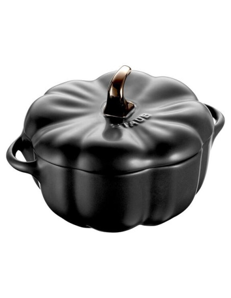 Mini Garnek Zwilling Staub 40508-549-0 Mini Cocotte Pumpkin Okrągły Dynia - Czarny 700Ml