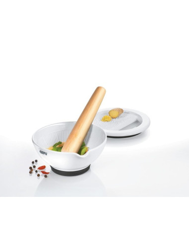 Moździerz Ceramiczny Z Tarką Gefu Suri G-35340