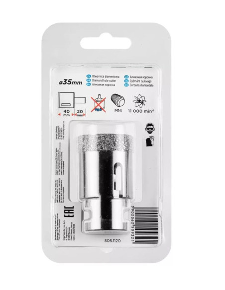 Otwornica Diamentowa Graphite 35Mm X M14