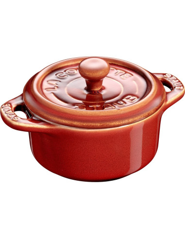 Staub Gift Giving Mini Cocotte Okrągły 200 Ml, Kasztanowy