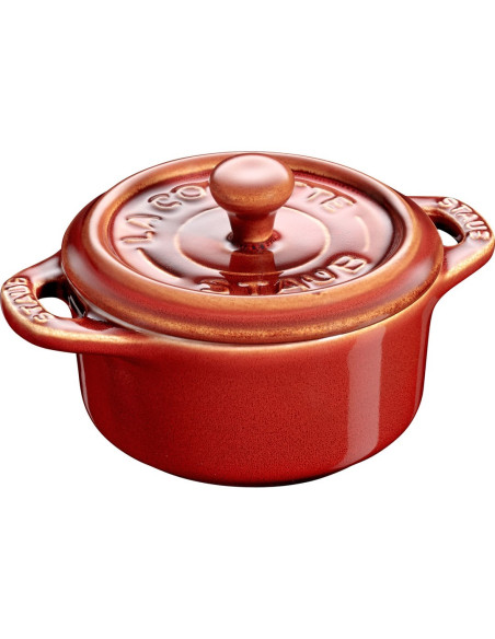 Staub Gift Giving Mini Cocotte Okrągły 200 Ml, Kasztanowy