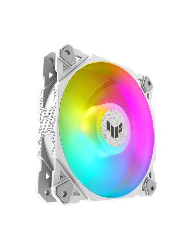 Asus Tuf Gaming Tf120 Argb White Edition Obudowa Komputera Chłodnica Powietrza 12 Cm Biały 1 Szt.