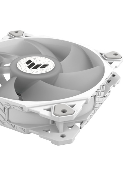 Asus Tuf Gaming Tf120 Argb White Edition Obudowa Komputera Chłodnica Powietrza 12 Cm Biały 1 Szt.