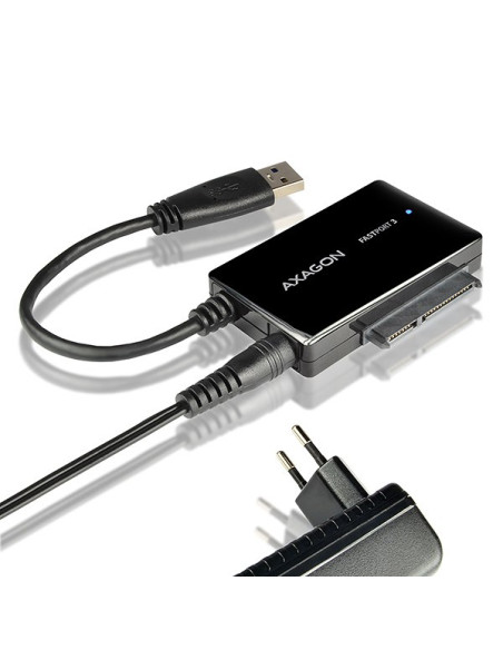 Axagon Adsa-Fp3 Fastport3 Adapter, Usb3.0, Hdd/Ssd/Odd, Sata 6G - Zasilacz Sieciowy