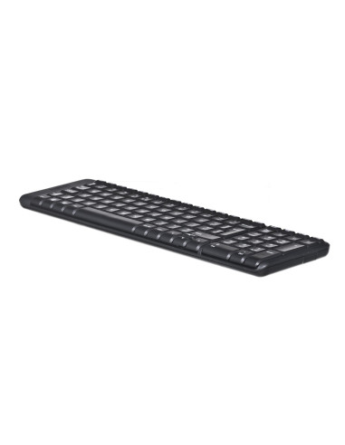 Zestaw Klawiatura + Mysz Membranowa Logitech Mk220 920-003168 (Usb 2.0  Kolor Czarny  Optyczna)