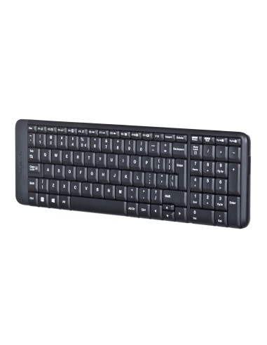 Zestaw Klawiatura + Mysz Membranowa Logitech Mk220 920-003168 (Usb 2.0  Kolor Czarny  Optyczna)
